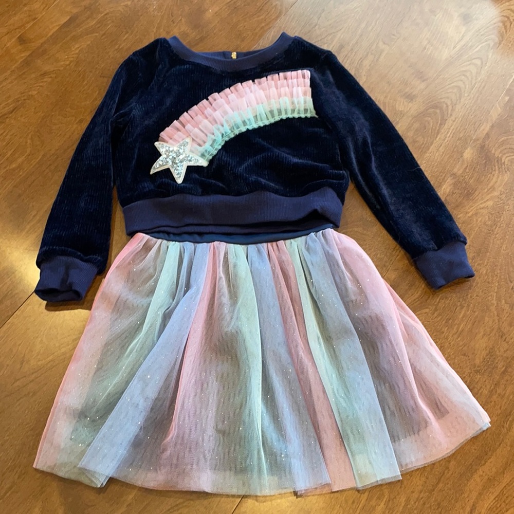 Dress with sweater set